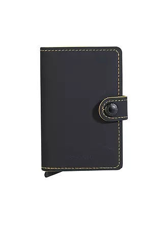 SECRID | Geldbörse - Miniwallet MATTE Mini black & ochre | 